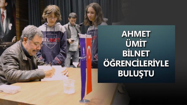 Ahmet Ümit, Bilnet öğrencileriyle buluştu
