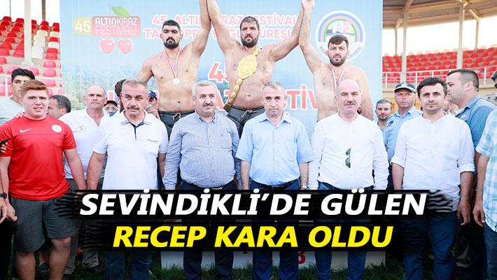 Sevindikli’de gülen Recep Kara oldu