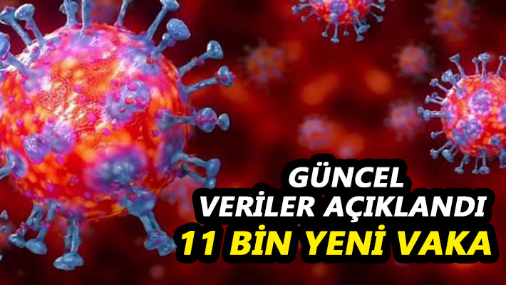 Güncel veriler açıklandı 11 Bin yeni vaka