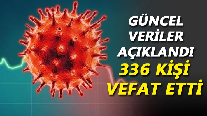 Güncel veriler açıklandı 336 kişi vefat etti