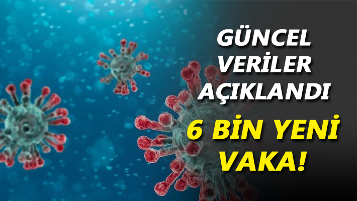 Güncel veriler açıklandı 6 Bin yeni vaka!