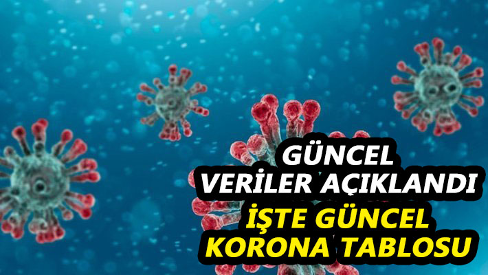 Güncel veriler açıklandı İşte son durum