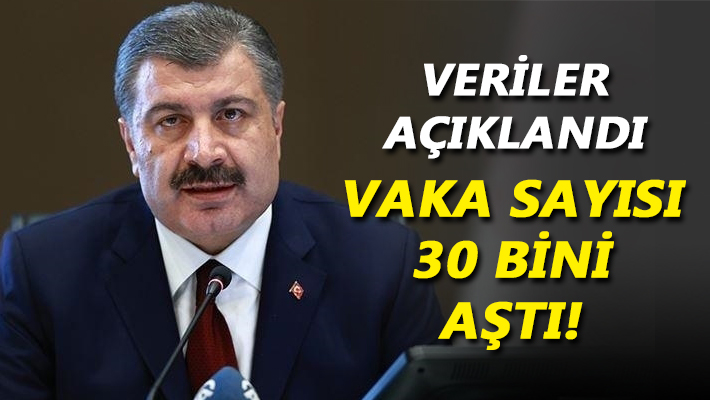 Veriler açıklandı Vaka sayısı 30 Bini aştı!