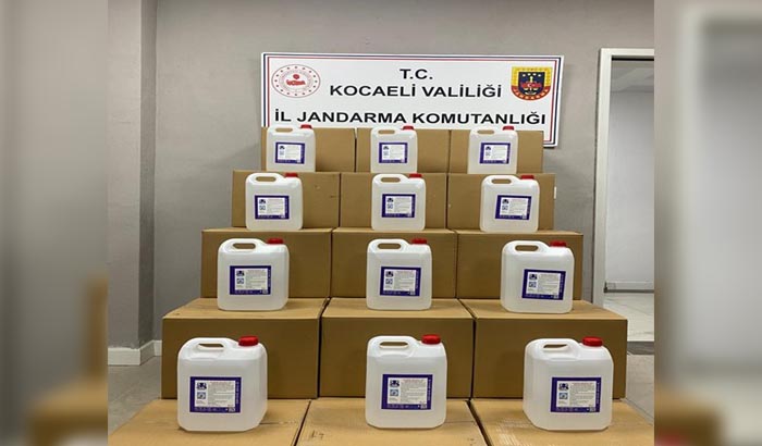 900 litre kaçak alkol ele geçirildi