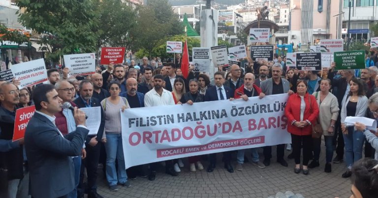Filistin halkı için yürüdüler
