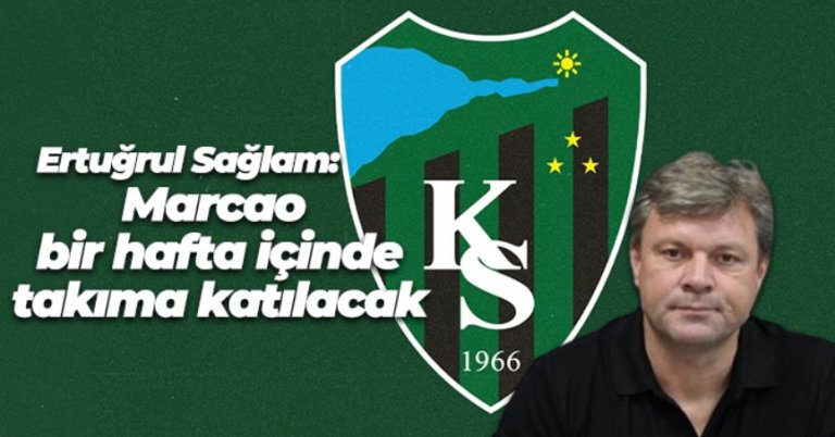 Ertuğrul Sağlam: Marcao bir hafta içinde takıma katılacak