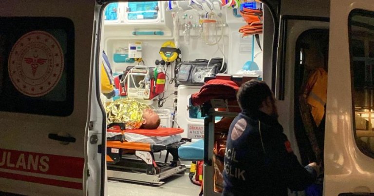 Mermer atölyesinde soba faciası: 1 işçi yaralandı