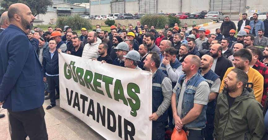 Gübretaş 'ta grev kararı asıldı