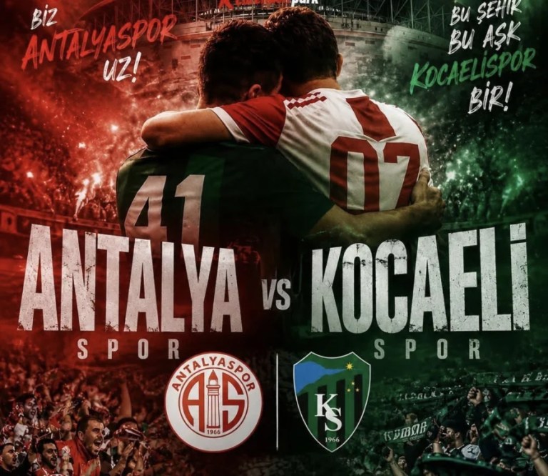 Antalyaspor’dan Kocaelispor taraftarına büyük jest