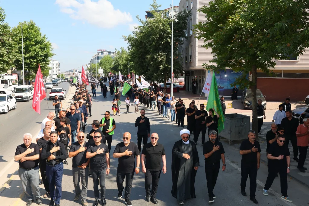 Darıca’da Kerbela matem yürüyüşü!