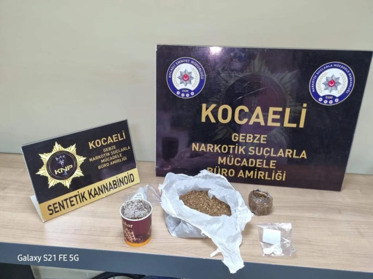 Kocaeli'de uyuşturucu operasyonunda 2 tutuklama!