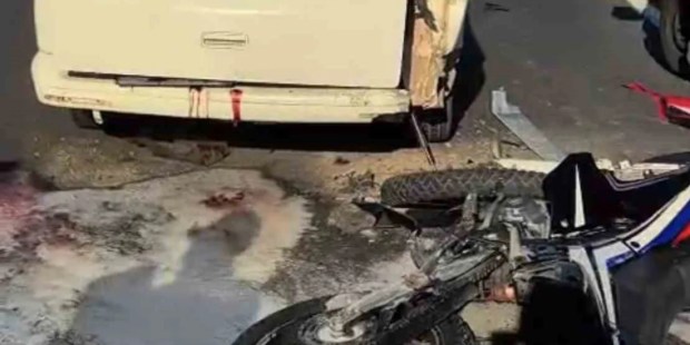 Motosiklet sürücüsü yaşam savaşını kaybetti!