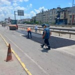 Körfez'de yol bakım çalışmaları devam ediyor