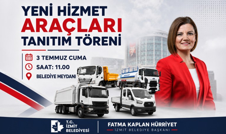 İzmit’in araç filosu büyümeye devam ediyor