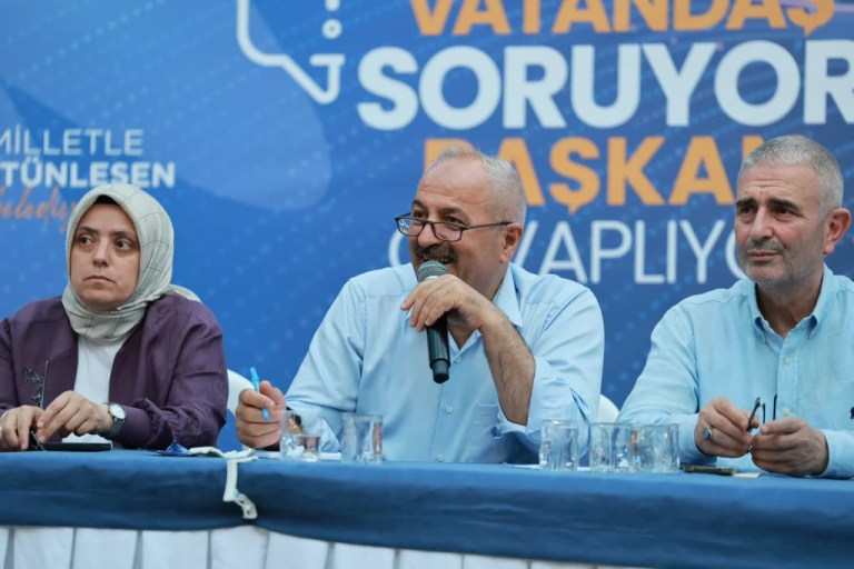 Başkan Büyükgöz Çamlık Parkı’nda vatandaşla buluştu