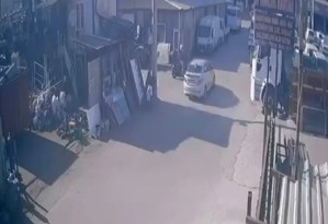 Aynı sokakta peş peşe kazalar kamerada!