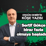 Sertif Gökçe biraz fazla olmaya başladı (!)