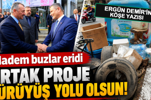 Madem buzlar eridi ortak proje Yürüyüş Yolu olsun